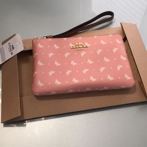 NWT Authentic Coach Wristlet